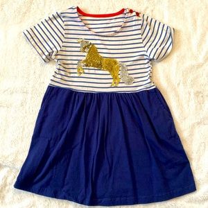 Girls Sequin Unicorn Dress